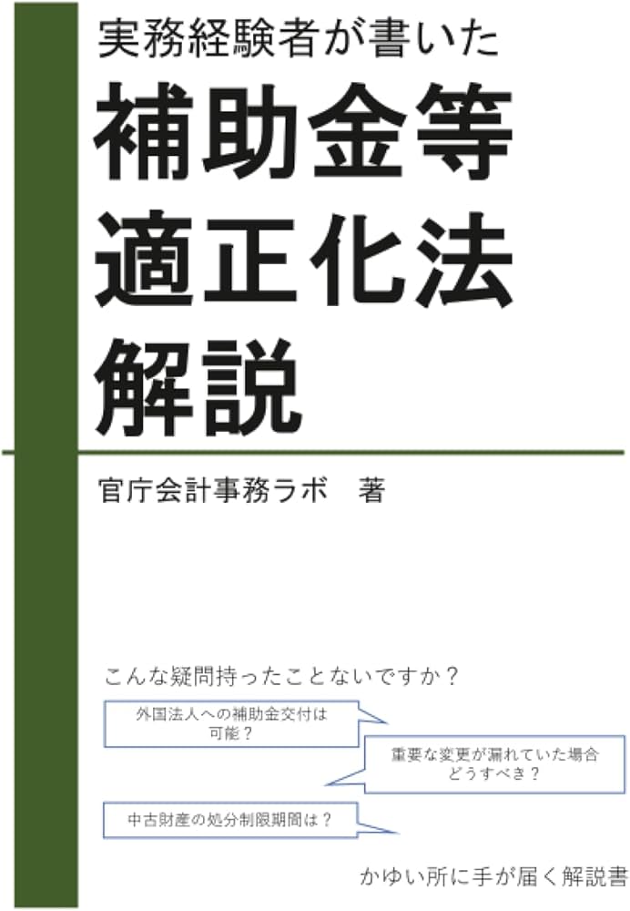 実務経験者が書いた補助金等適正化法解説 (MyISBN - デザインエッグ社