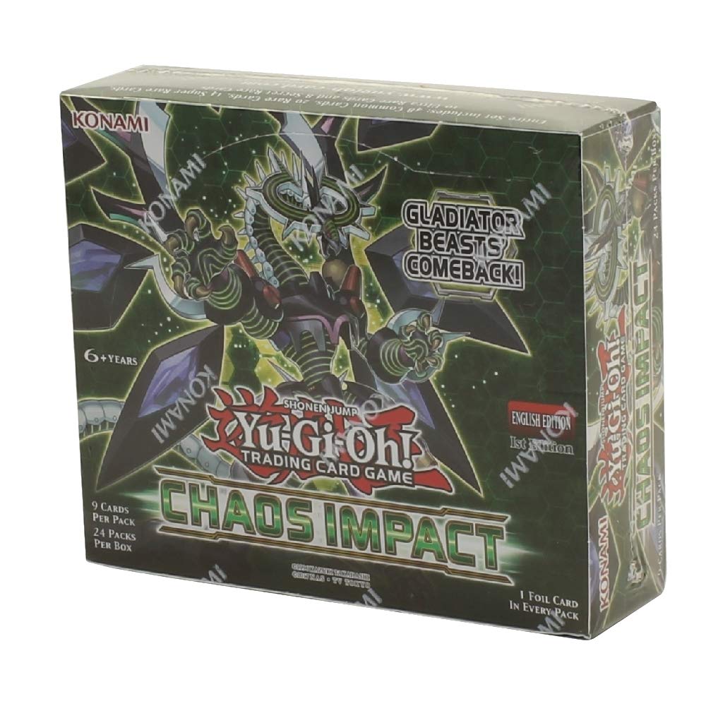 Amazon.com: Yugioh Chaos Impact Booster Box 1st Edition TCG 24