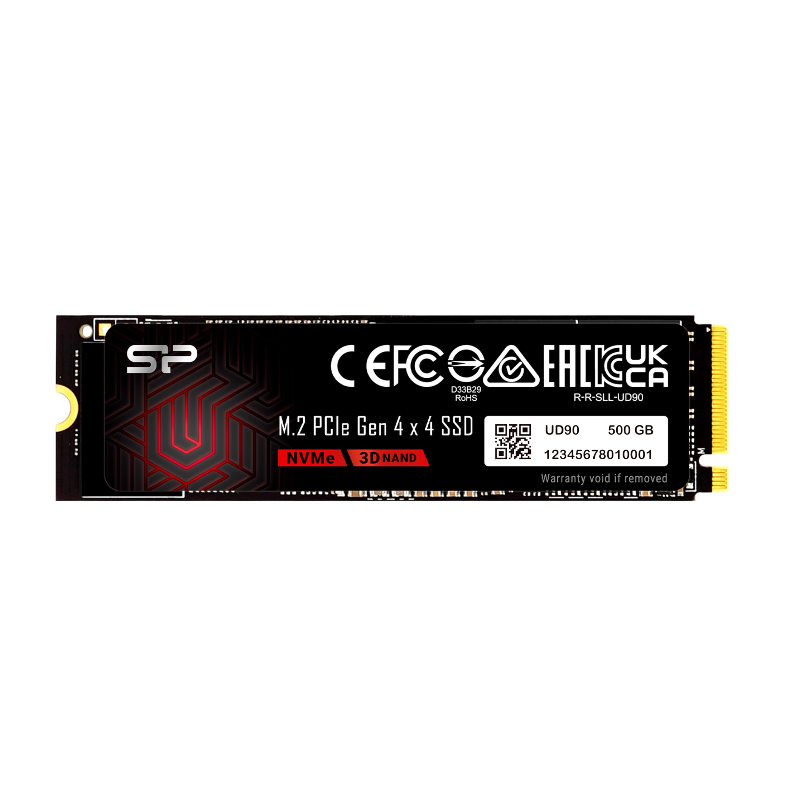 Amazon.com: Silicon Power 500GB UD90 NVMe 4.0 Gen4 PCIe M.2 SSD R