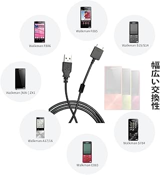 Amazon | Walkman 充電ケーブル データ転送対応 ケーブル長さ150cm 1本