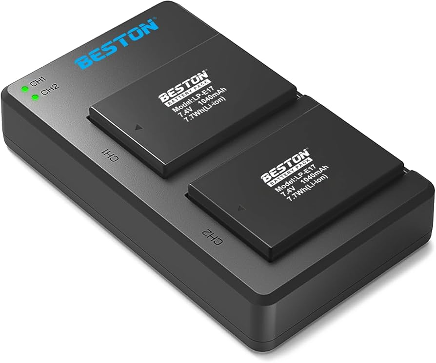 Amazon.co.jp: BESTON LP-E17 バッテリーパックと高速USB充電器 Canon