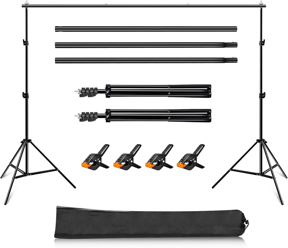 Amazon | PULUZ 背景スタンド 200×200cm 背景フレーム 写真撮影用