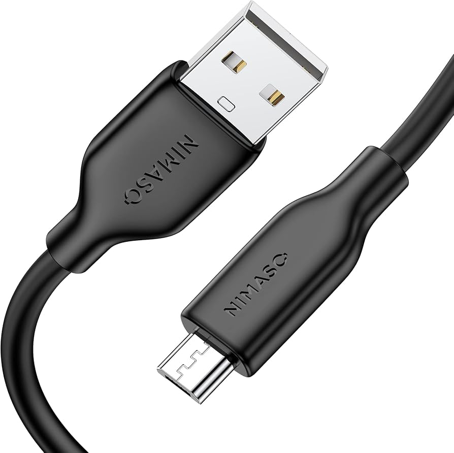 Amazon.co.jp: NIMASO Micro USB ケーブル (0.3m ブラック) マイクロ
