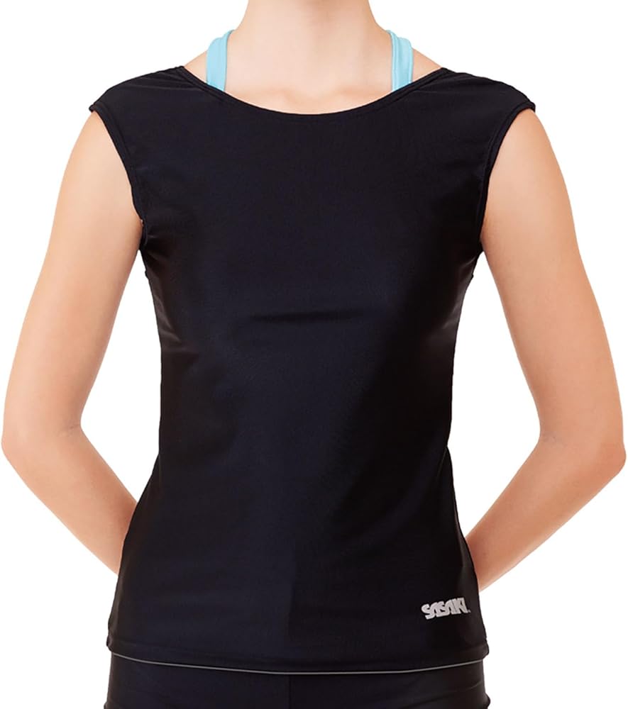 Amazon.co.jp: [ササキ] 体操 新体操 練習着 半袖シャツ ショート