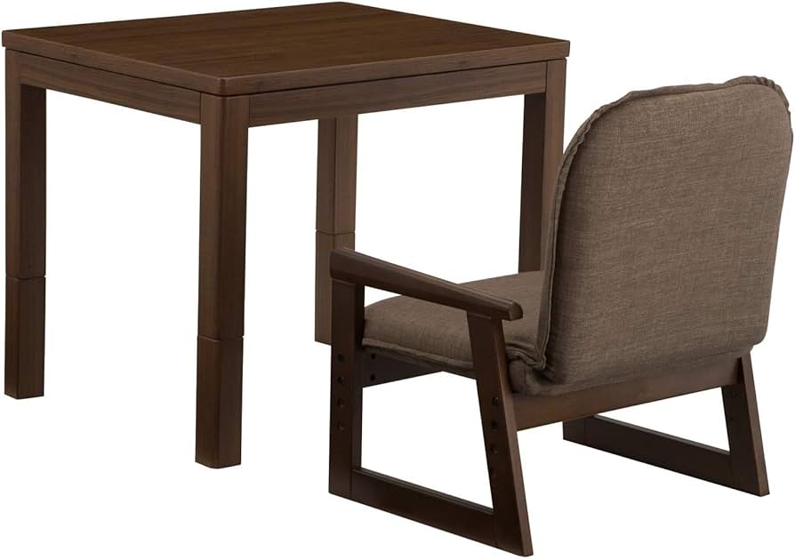 Amazon | ユアサプライムス コタツ 一人用 69 ブラウン 3点セット