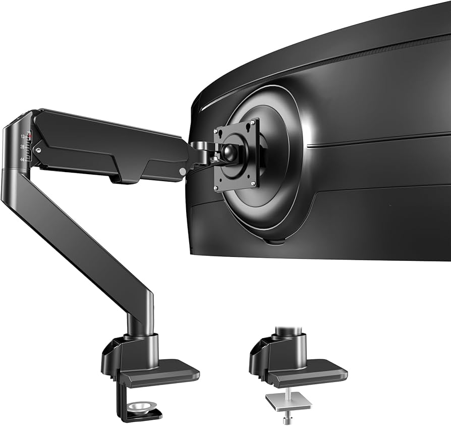 Amazon.co.jp: WORLDLIFT モニターアーム シングルアーム 49インチ(2