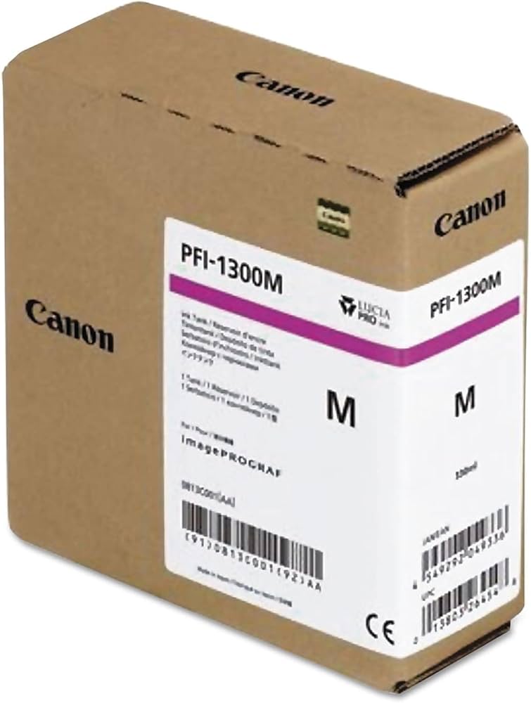 Amazon.co.jp: canon キヤノン 大判プリンタ インクタンク PFI-1300 M