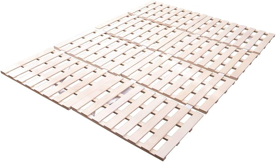 Amazon｜すのこベッド 折りたたみ 天然桐 四つ折り ベッドフレーム