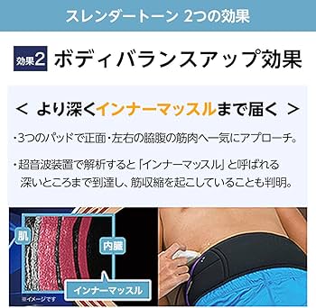 Amazon.co.jp: ショップジャパン 【公式】スレンダートーン コア EMS