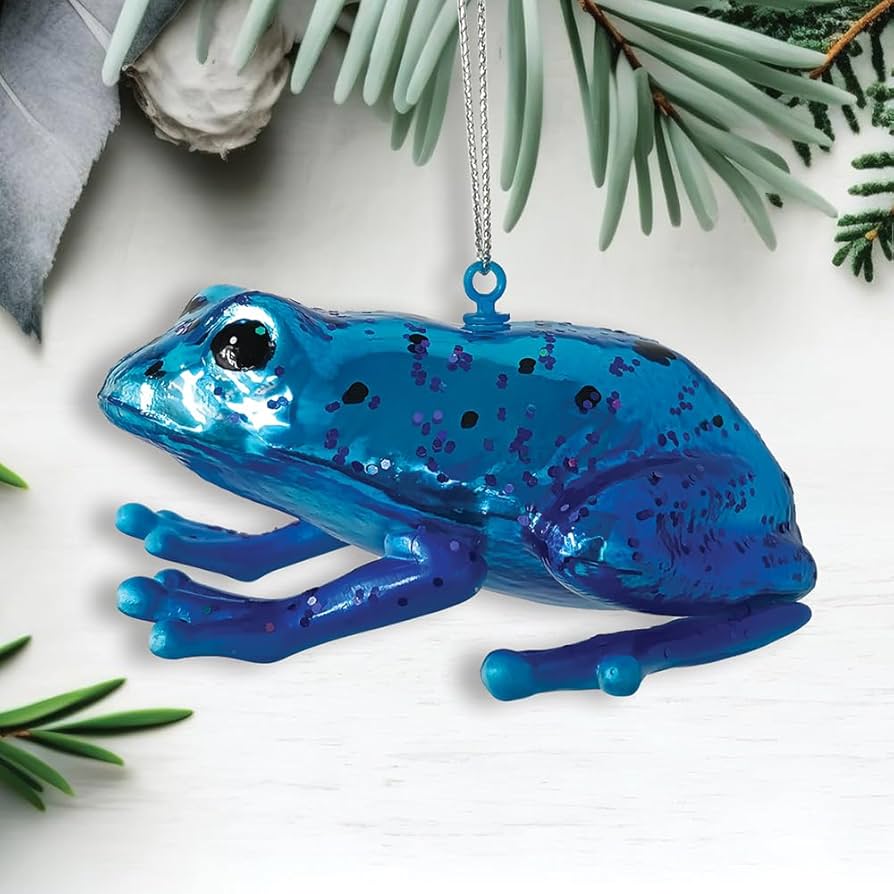 Amazon.com: Poison Dart Frog Glass Christmas Ornament, Gift for