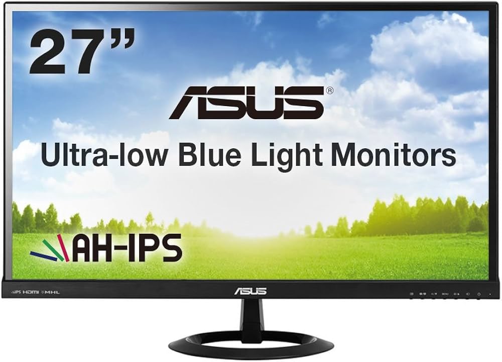 Amazon.co.jp: ASUS スリムベゼル AH-IPS VXシリーズ 27型フルHD (広