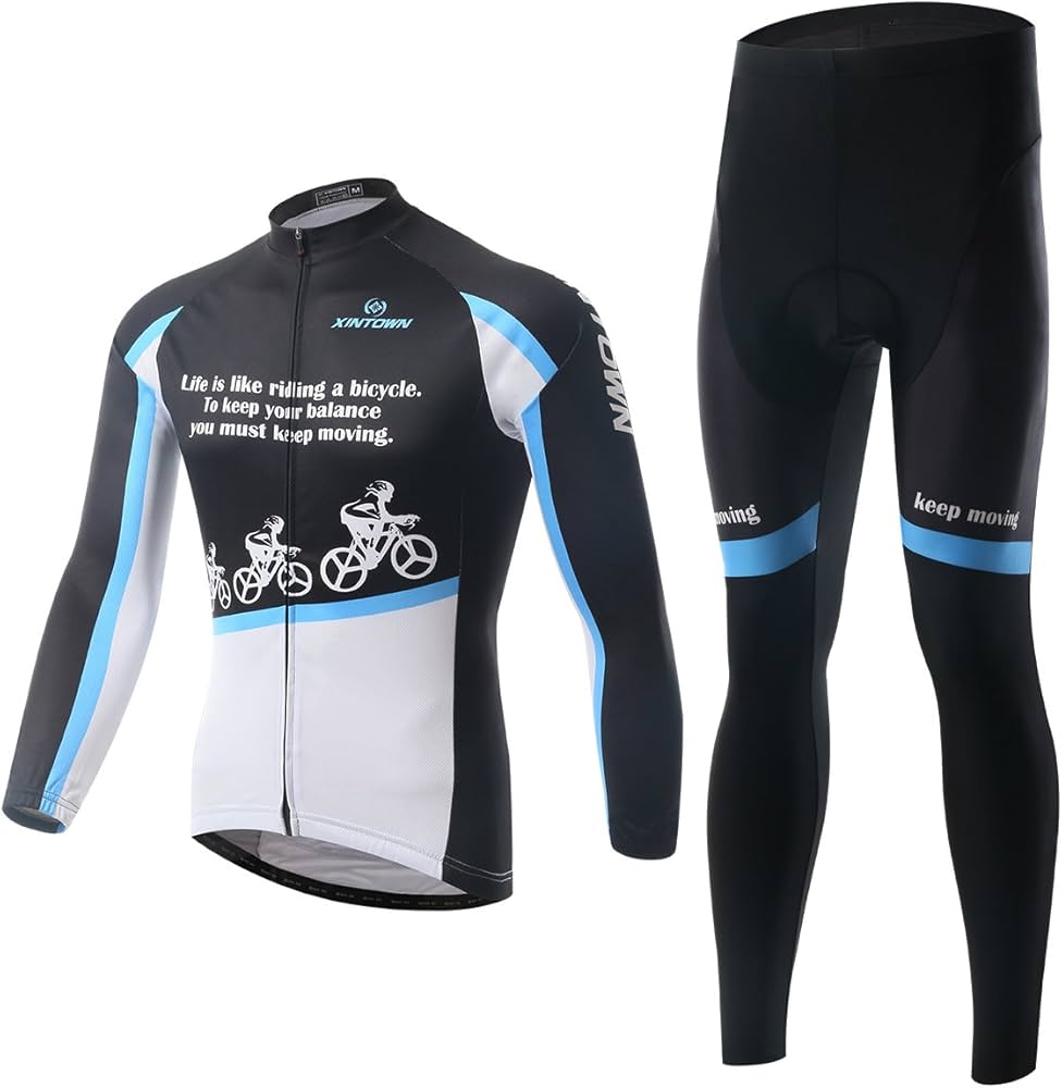 Amazon.co.jp: XINTOWN サイクルジャージ上下2点セットXT215_N_2XL
