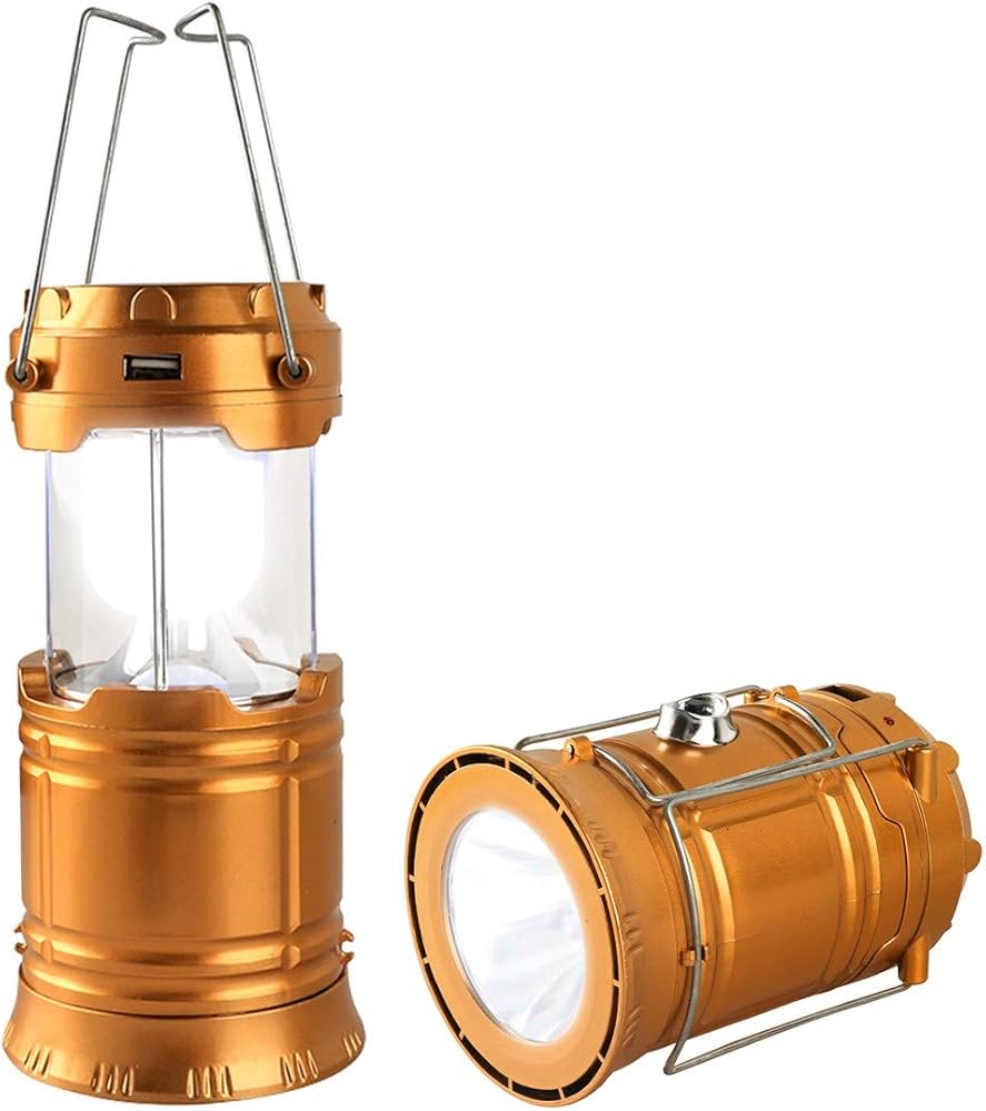Amazon.com: Censinda LED Camping Lantern, Solar and Rechargeable