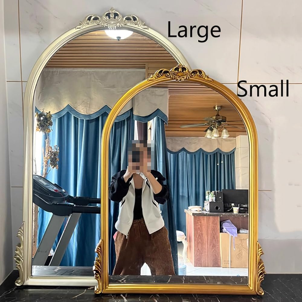 Amazon.co.jp: ZYBOWAYL バロックウォールミラー 大きいアンティーク風