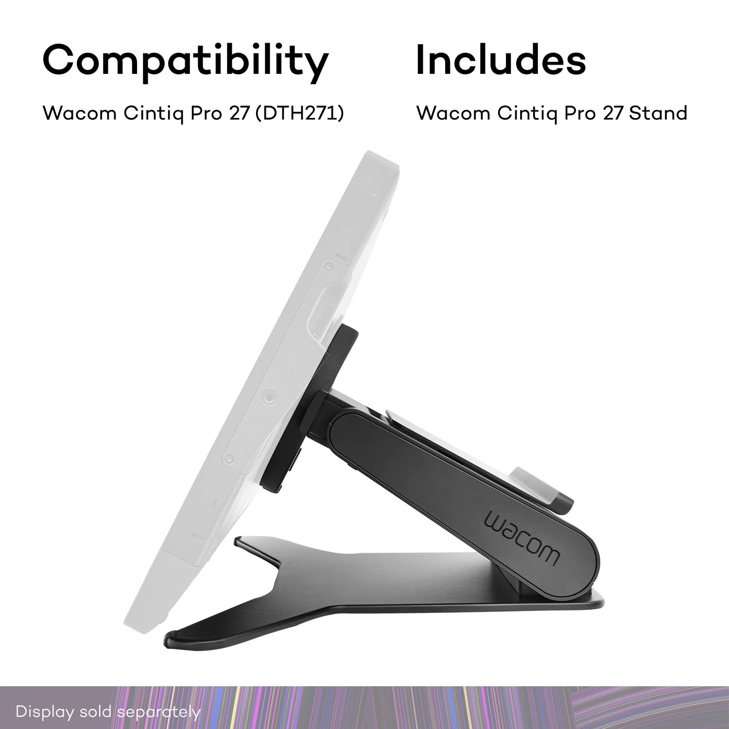 Amazon.co.jp: Wacom Cintiq Pro 27スタンド(ACK64801KZ)、ブラック