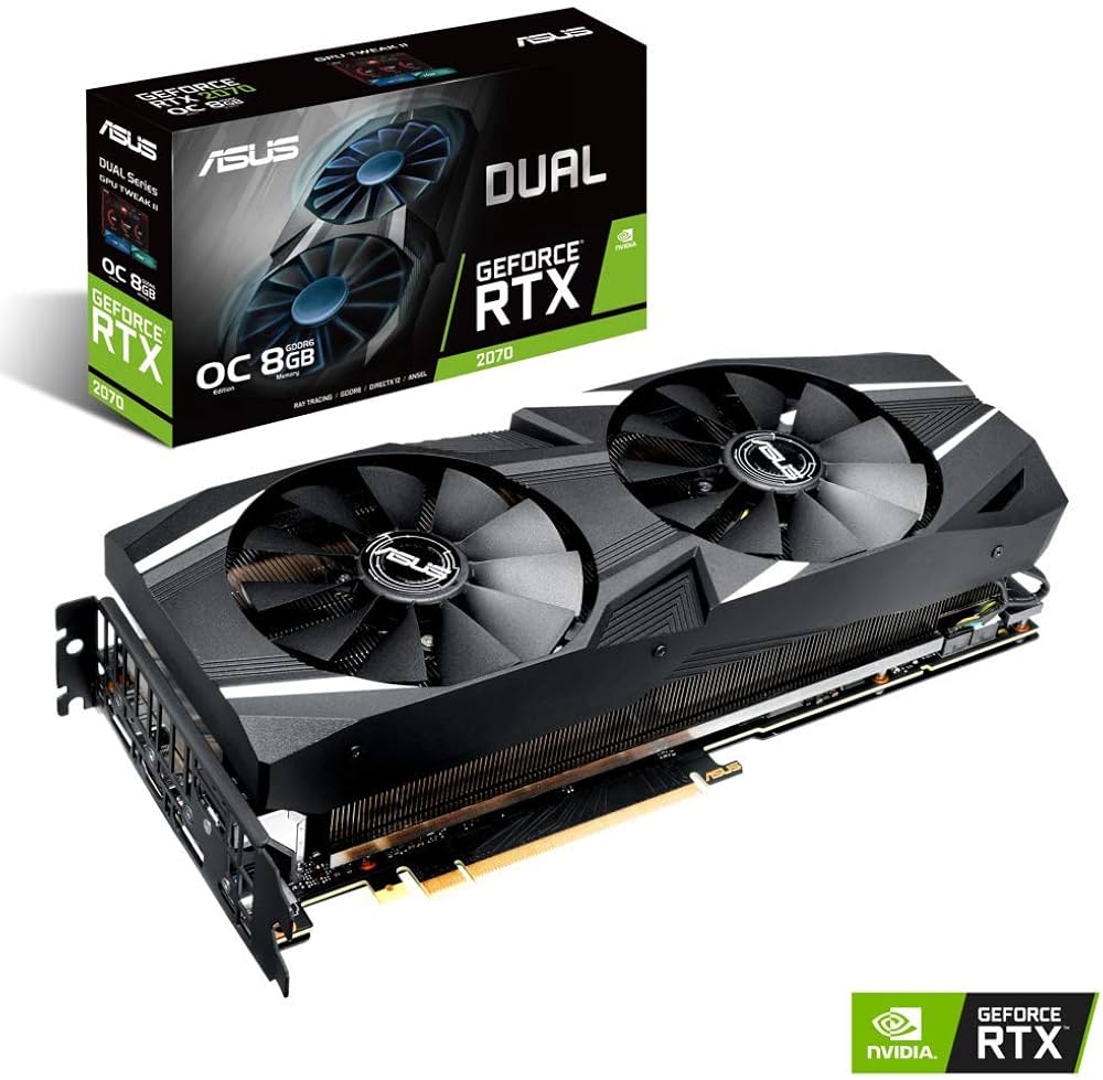 Amazon | ASUS DUAL-RTX2070-O8G GeForce RTX 2070 8 GB GDDR6 | ASUS