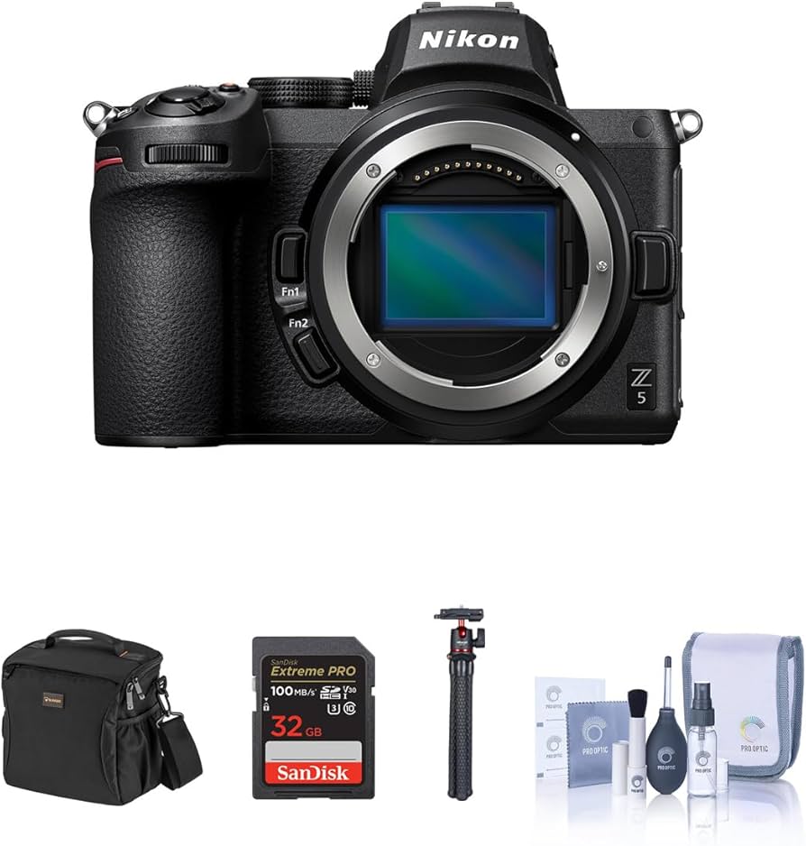 Amazon.com: Nikon Z5 Full Frame Mirrorless Camera Basic Bundle