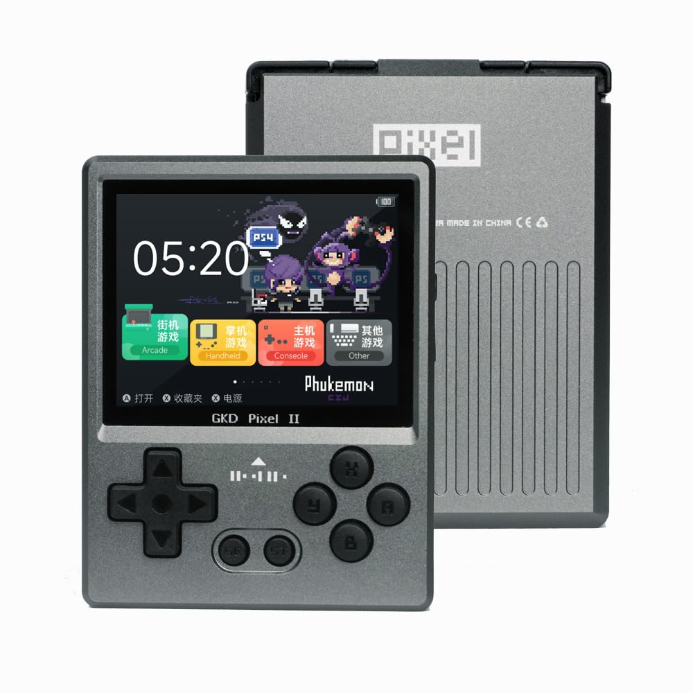 Amazon.co.jp: GKD Pixel II RK3326S Whatsko レトロポータブルゲーム