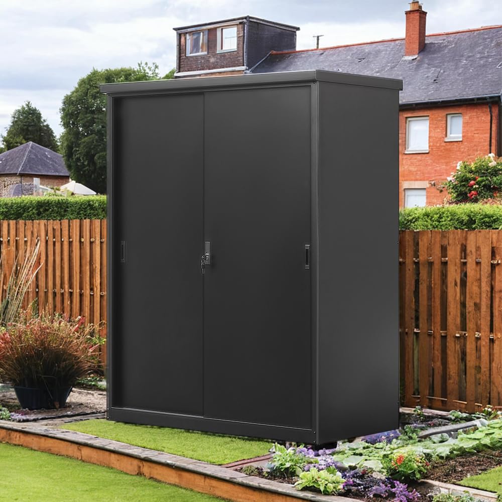 Amazon | TORGSIYO ガーデンマスター 物置 戸外収納庫 大型物置 倉庫