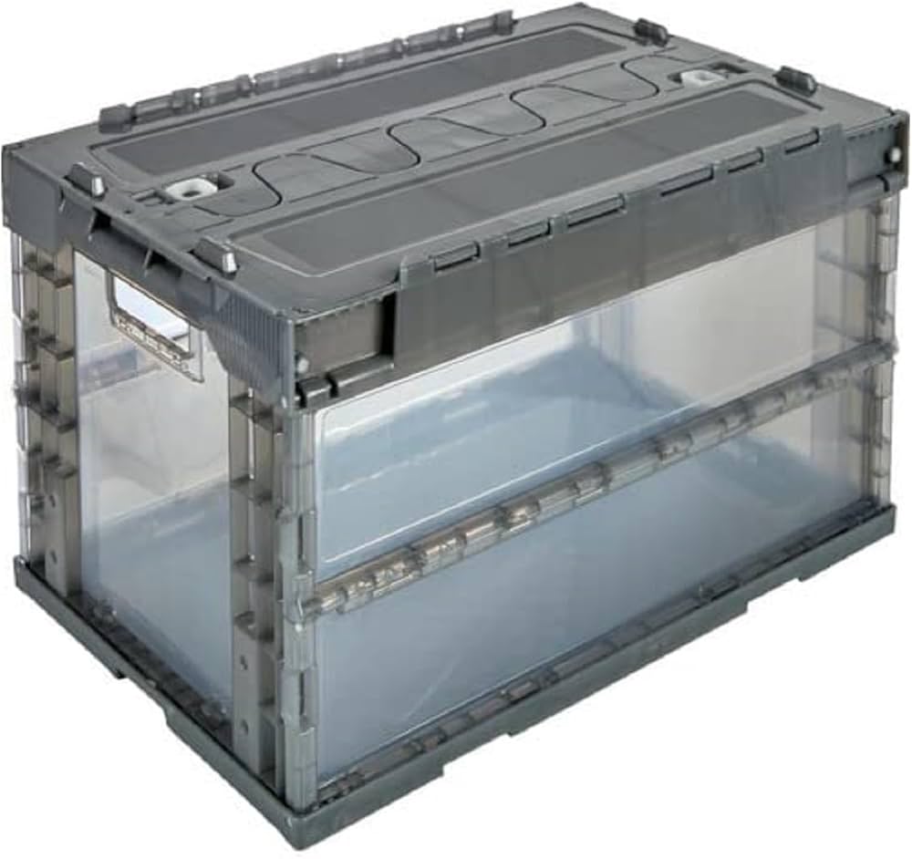 Amazon | トラスコ中山(TRUSCO) α折りたたみコンテナ 収納ケース 収納