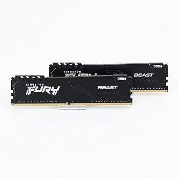Kingston Fury Beast 16 GB (2 x 8 GB) 2666 MHz DDR4 CL16 Desktop