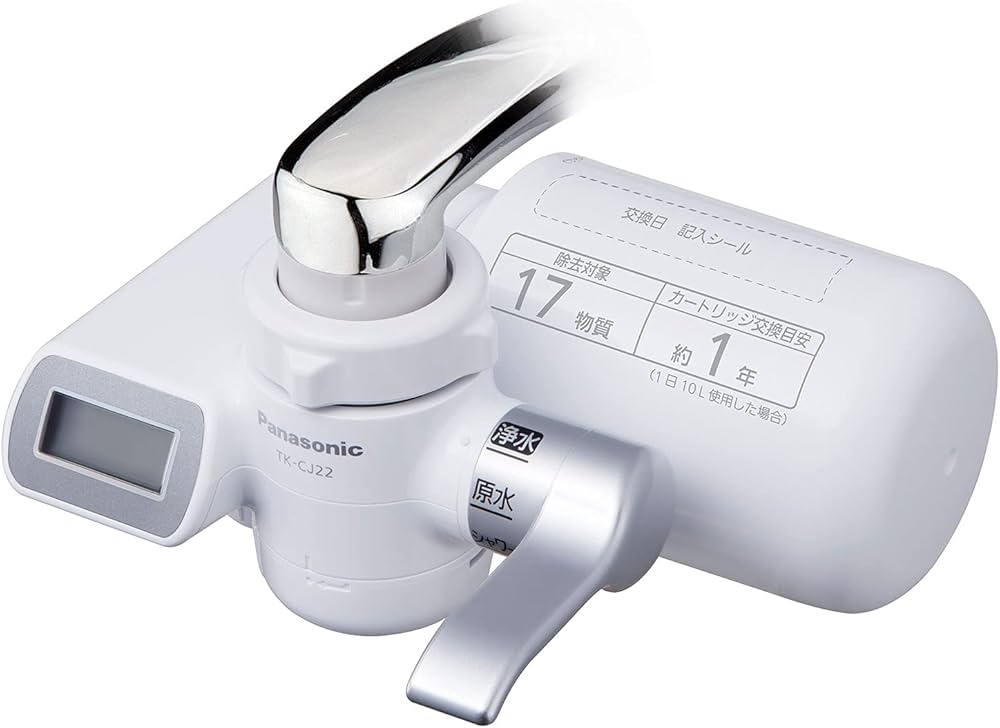 Amazon.co.jp: パナソニック 浄水器 蛇口直結型 シルバー TK-CJ22-S