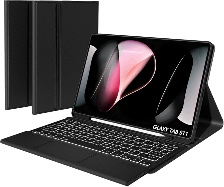 Amazon.com: Doohoeek Bluetooth Keyboard Case for Samsung Galaxy