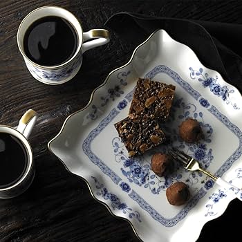 Amazon｜NARUMI(ナルミ) マグカップ ミラノ 330cc ブルー 梅の花 更紗