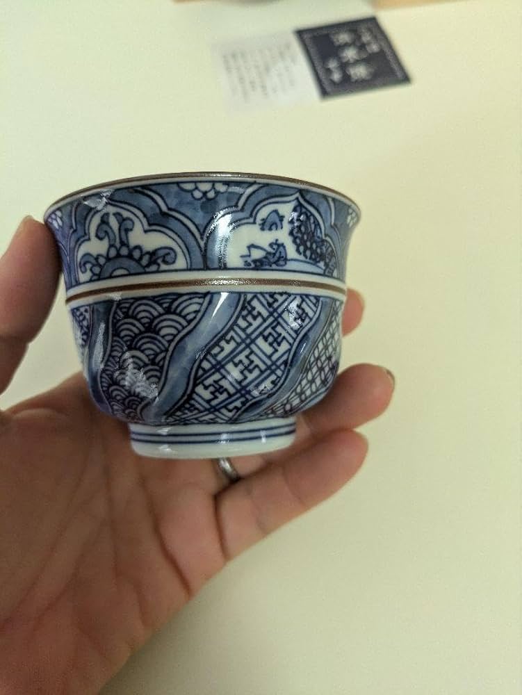 Amazon | 清水焼 祥瑞 湯呑 五客セット 平安 抱造 | ノーブランド品