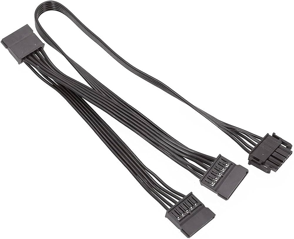 Amazon.co.jp: 5ピンから3ポート、SATA周辺機器電源ケーブル、Enermax