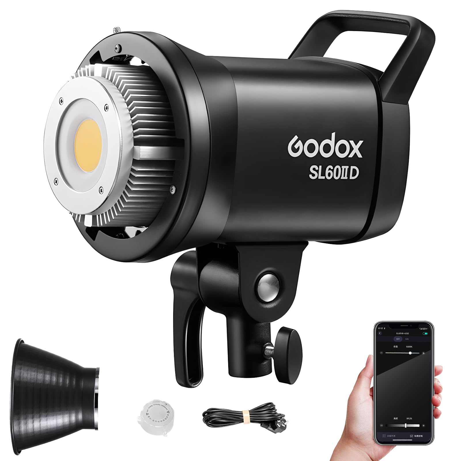 Amazon.com : Godox SL60IID SL60W LED Video Light,60Ws White 5600K