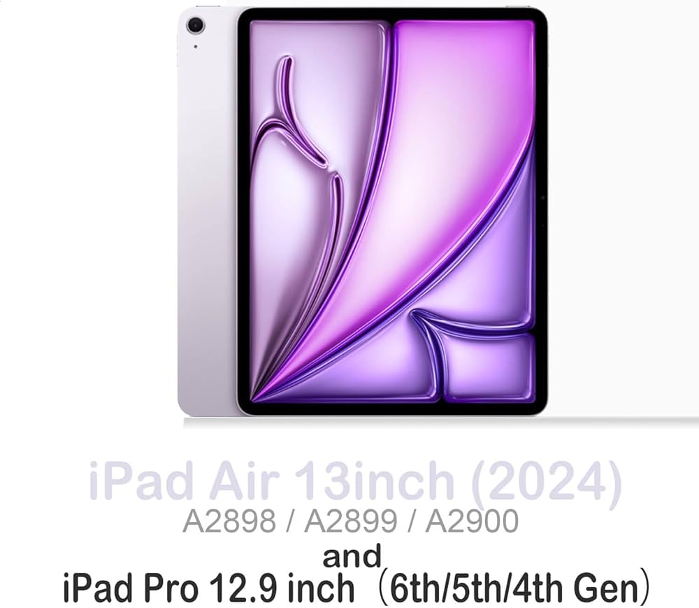 Amazon.com: Feams for iPad Air 13 Inch Case M3 2025/M2 2024, Slim