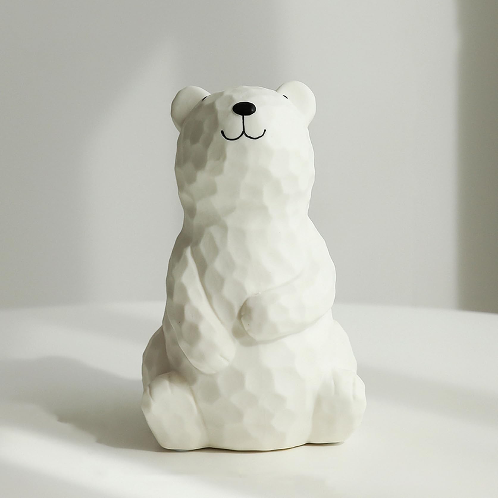 Amazon.co.jp: 抽象的 白熊の置物 シロクマ タイプ オーナメント