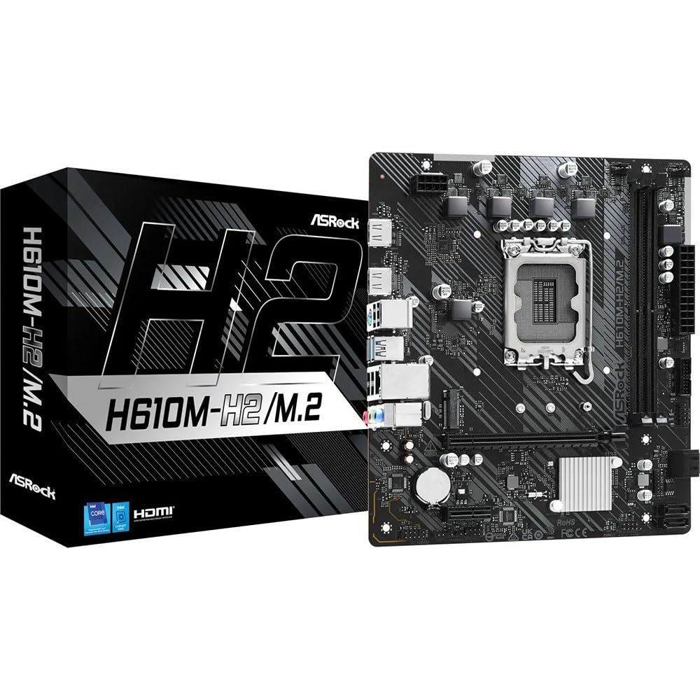 Amazon.com: ASRock Motherboard H610M-H2/M.2 LGA 1700 Intel H610