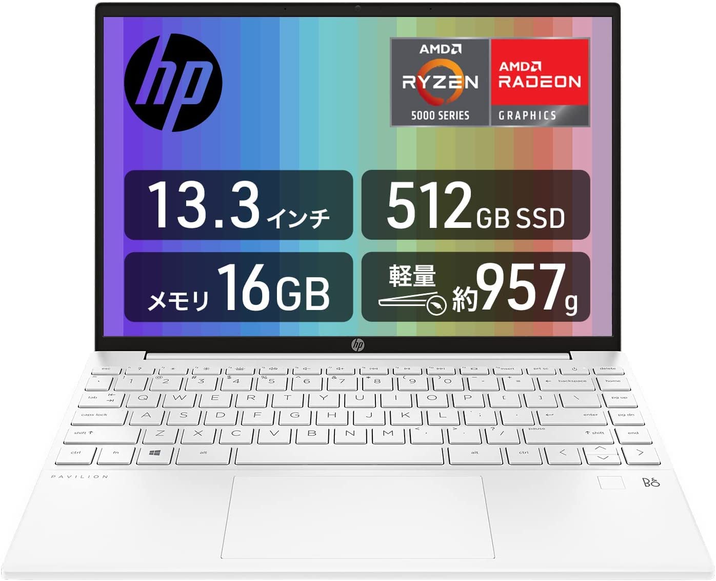 Amazon.co.jp: HP ノートパソコン Pavilion Aero 13-be1021AU 【2022年