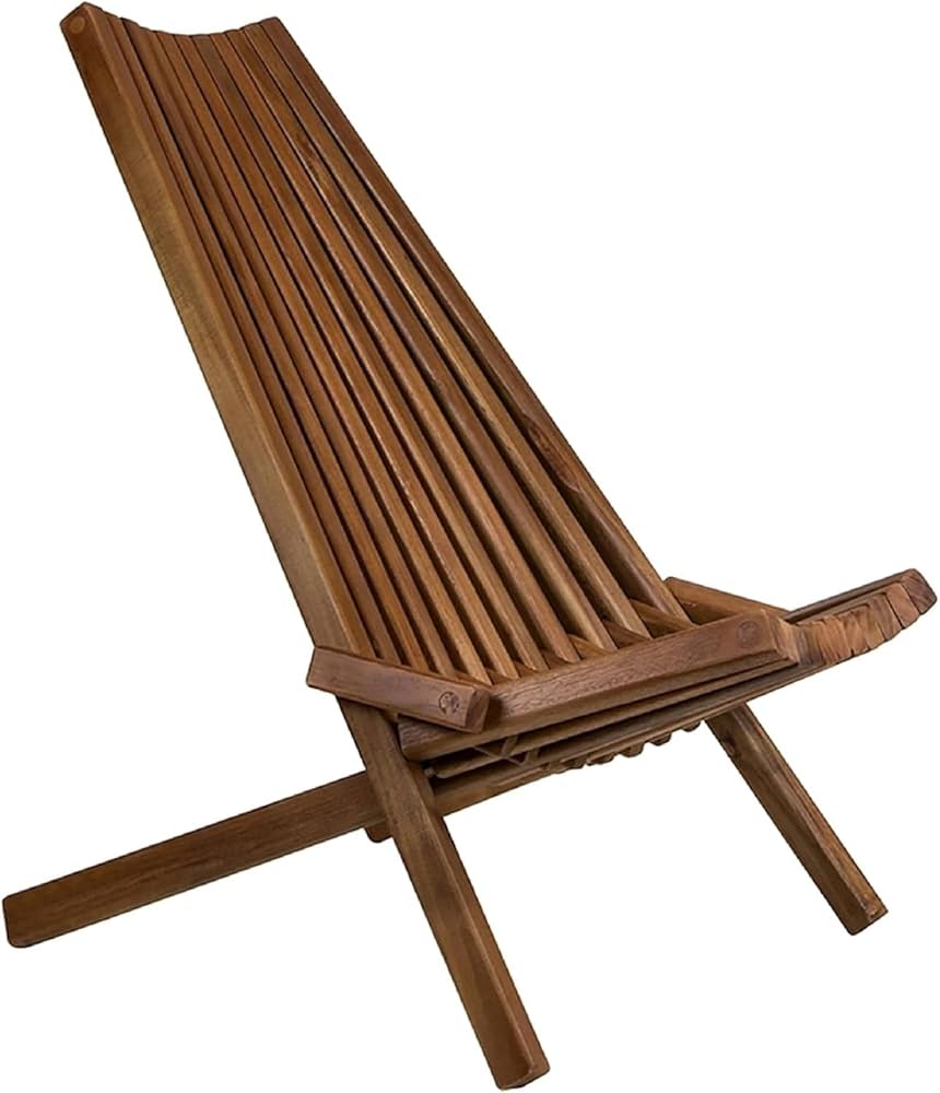 Amazon.com: Melino Wooden Folding Tamarack Chairs, FSC Certified