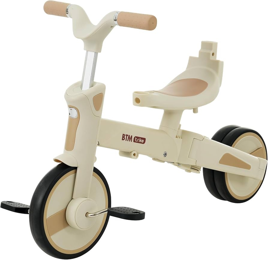 Amazon.co.jp: BTM 三輪車 ワンタッチ折りたたみ 高級 子供用三輪車