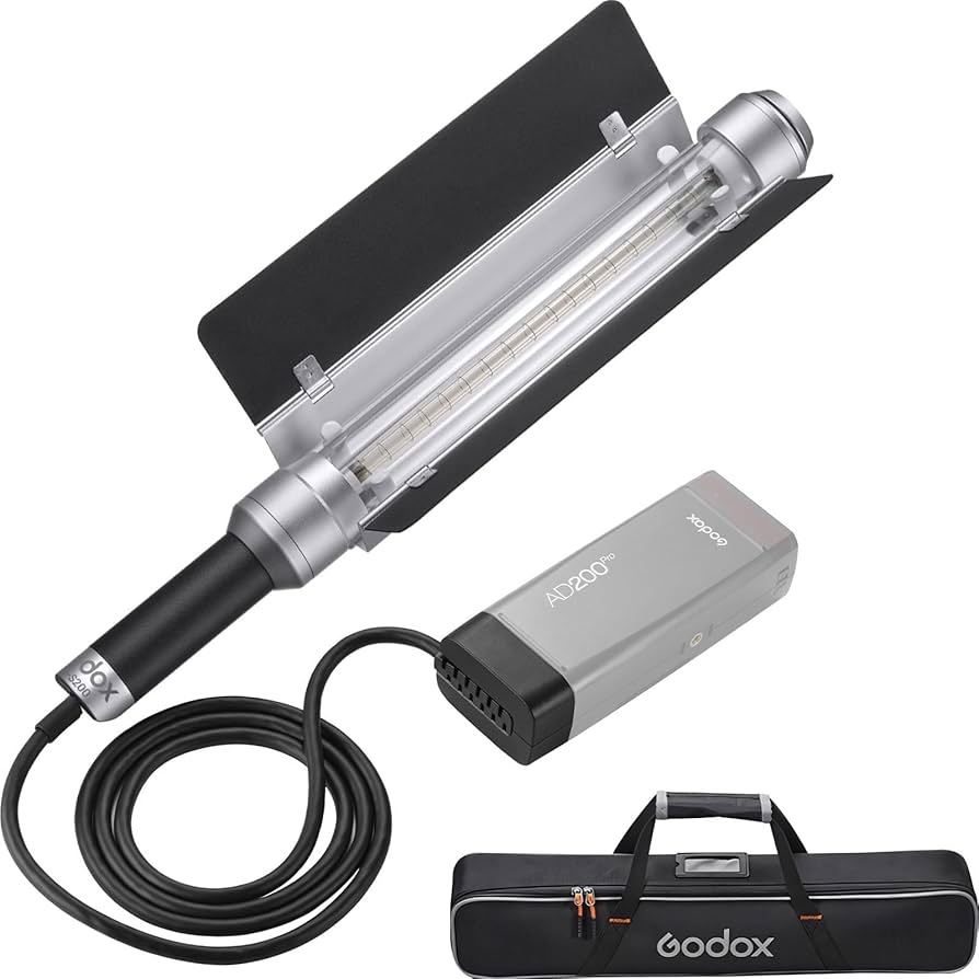 Amazon.com : Godox AD-S200 Stick Flash Head 200W 5800K for AD200