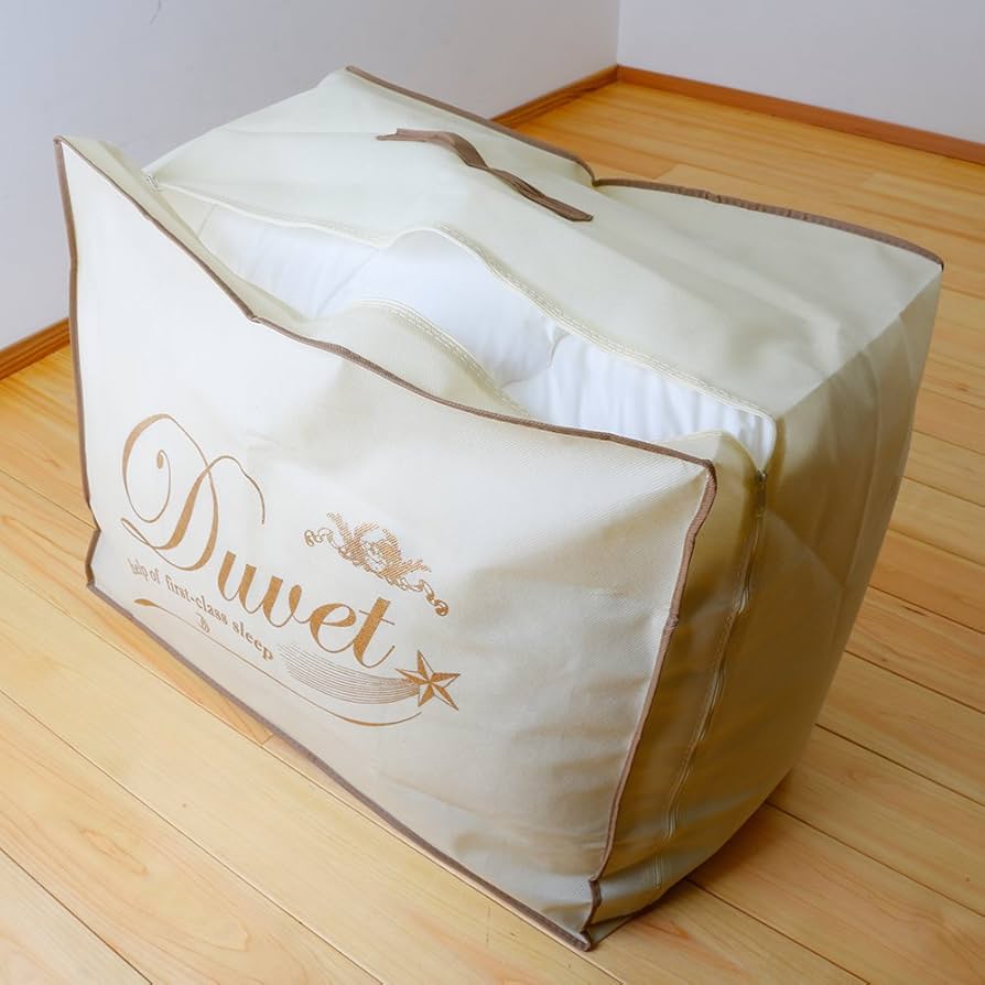 Amazon.co.jp: 昭和西川 羽毛布団 収納袋 シングル ダブル 兼用 通気性