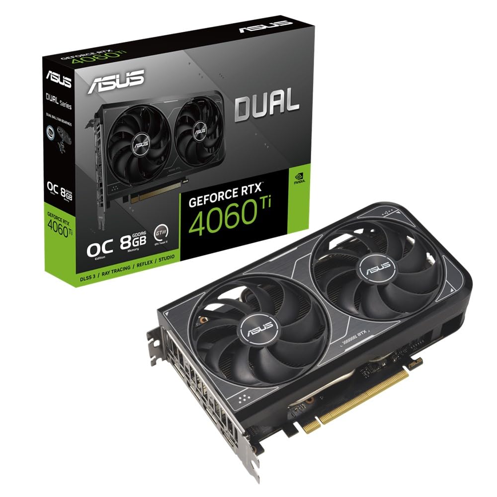 Amazon | ASUS Dual GeForce RTX 4060 Ti V2 OC Edition 8GB GDDR6 SFF