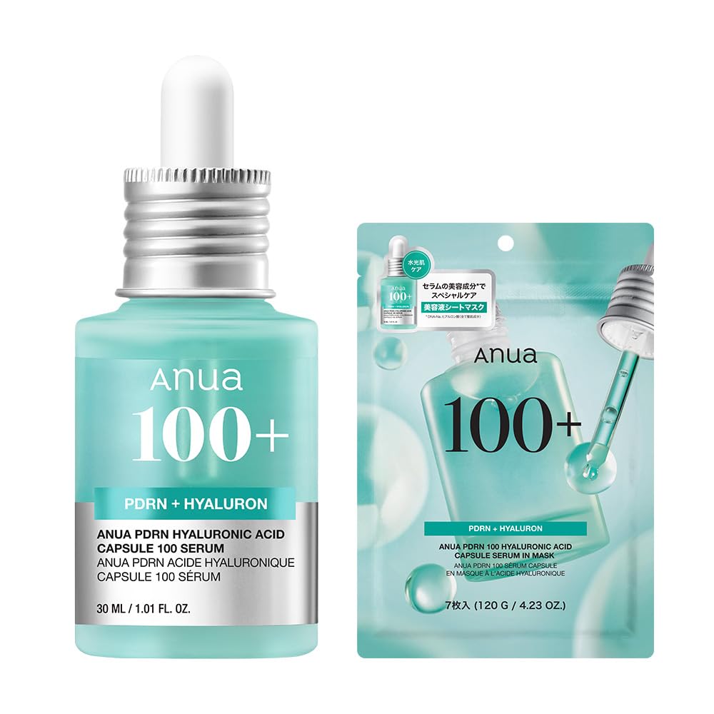Amazon.co.jp: ANUA(アヌア)PDRNヒアルロン酸カプセル100セラム30ml+