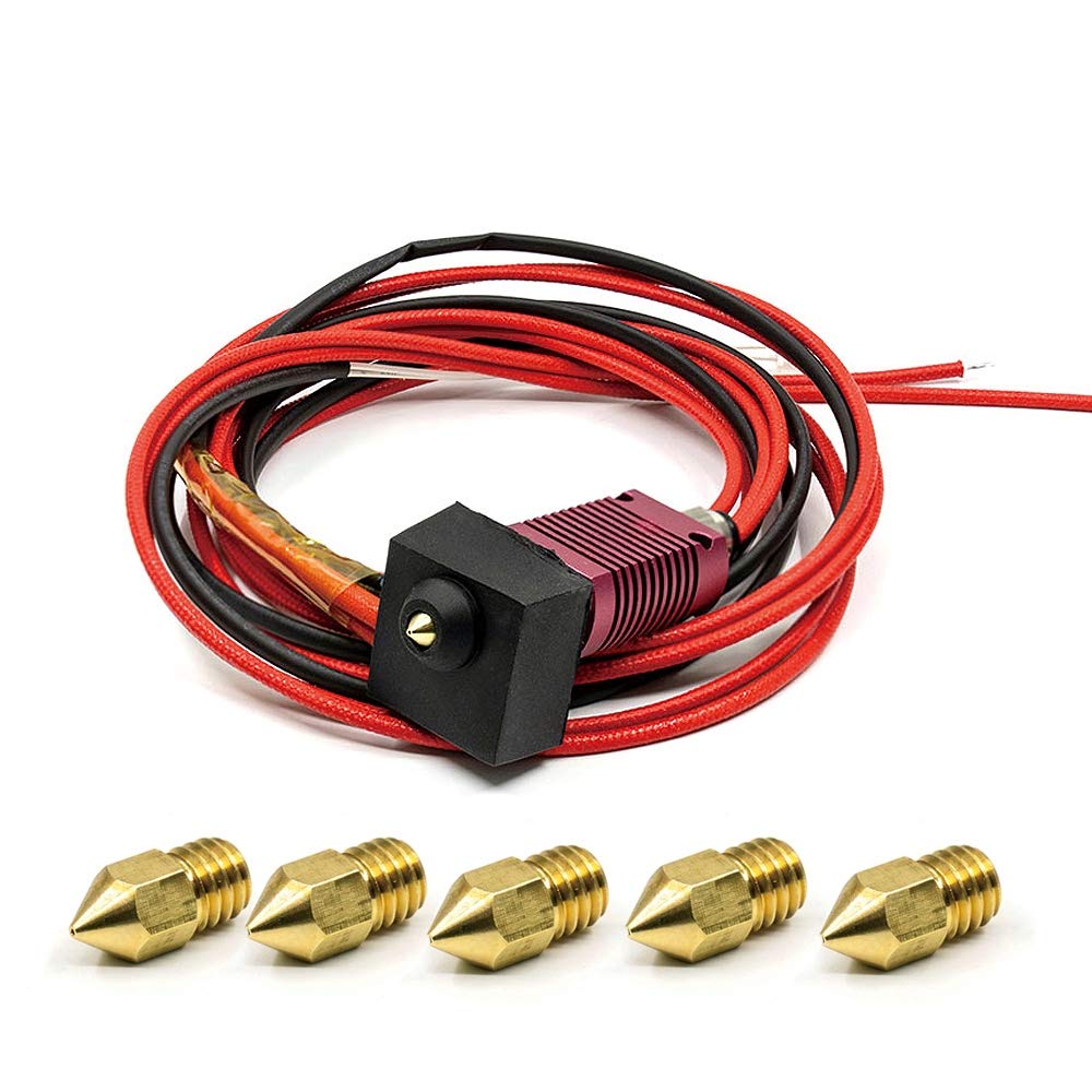 Amazon.co.jp: Voxelab Hotendキット 5個 0.4mm ノズル Aquila 3D