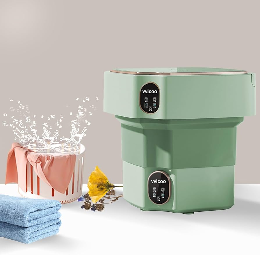 Amazon.co.jp: vvicoo 15L 折りたたみ洗濯機 小型洗濯機 脱水機能付き