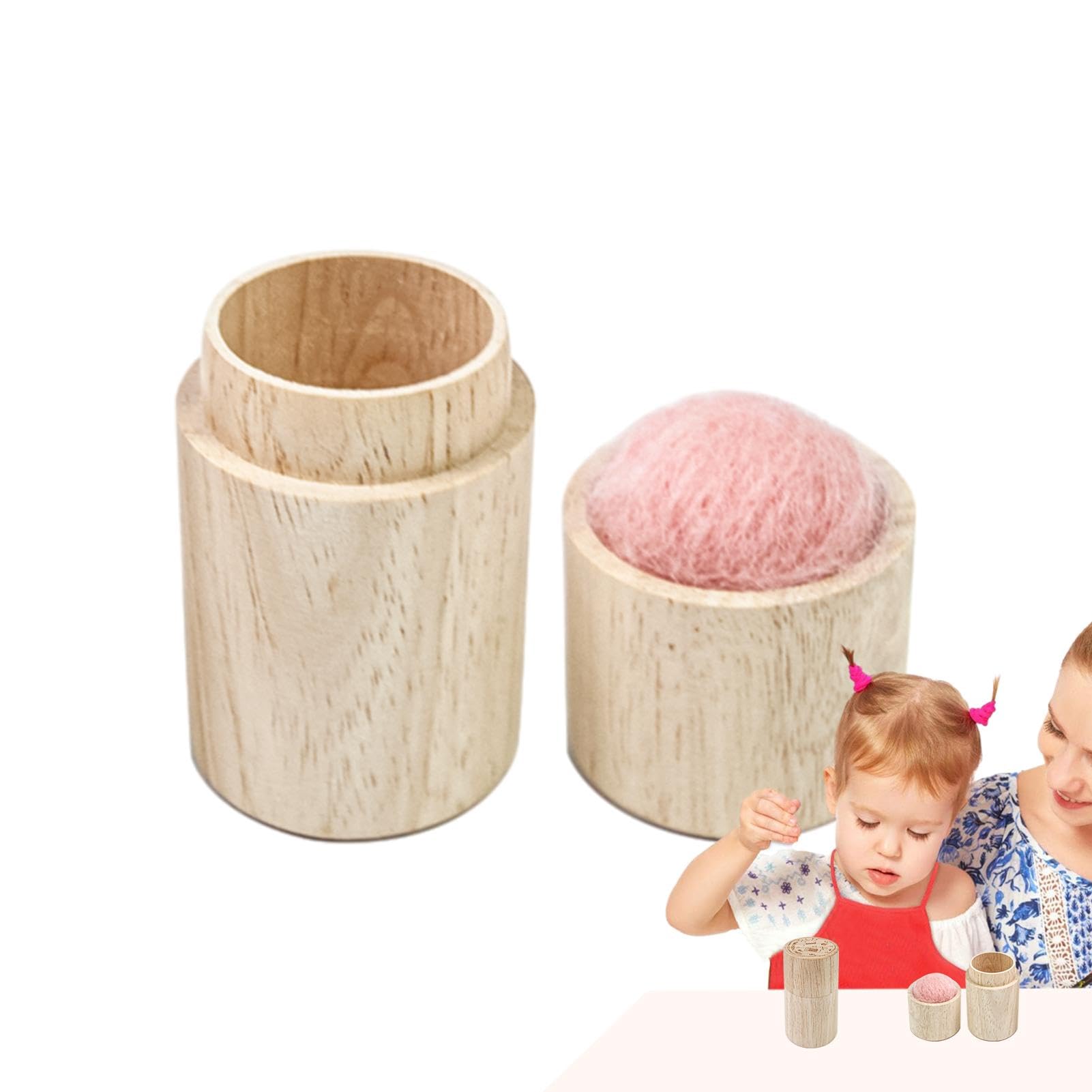 Amazon.co.jp: ミシン針ホルダー、ミシンピンクッション - 木毛糸巻き