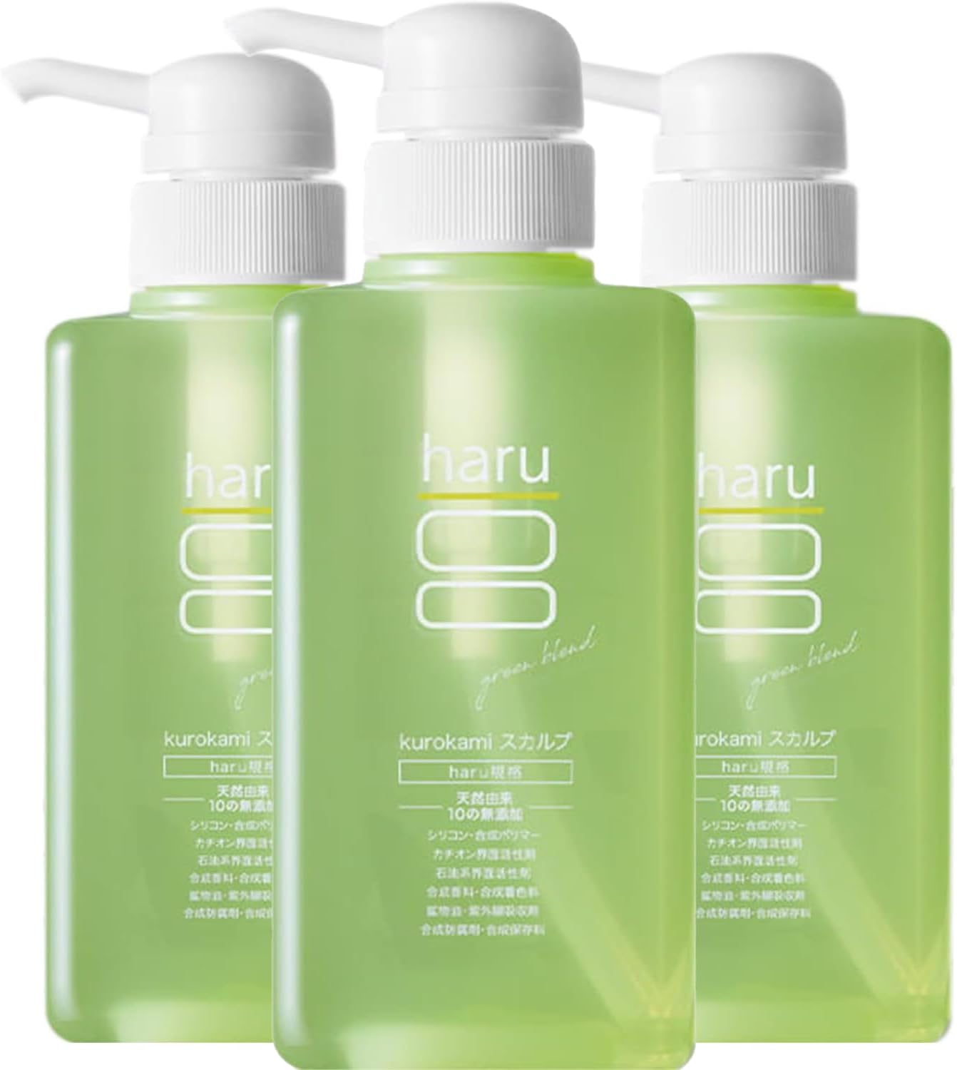 haru kurokami スカルプシャンプー 400ml×3個