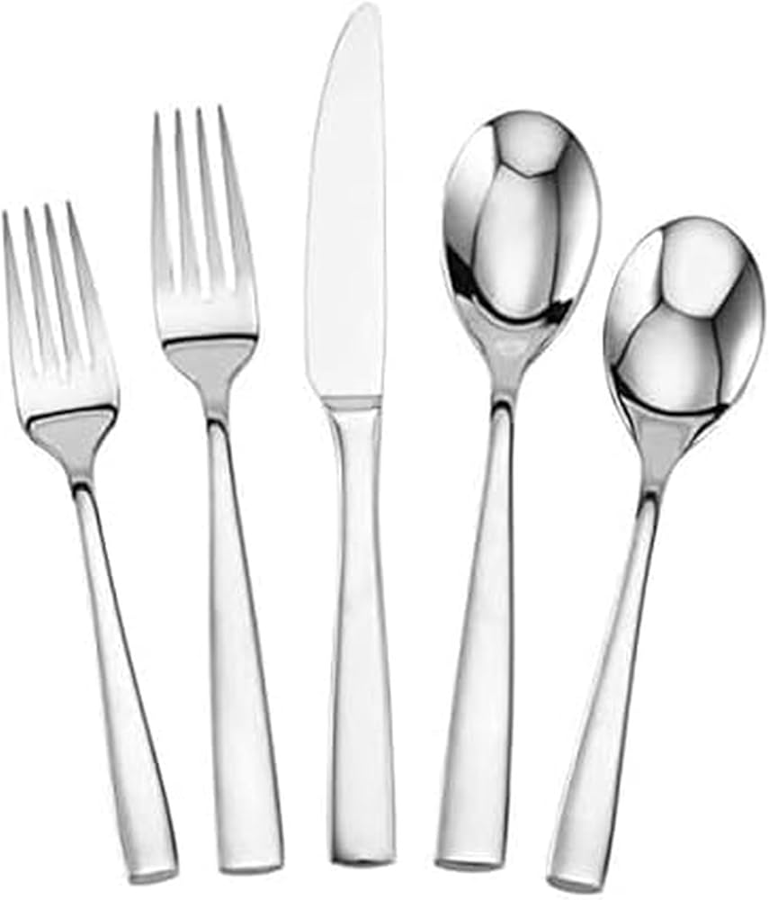 Amazon.com: Mikasa, Delano Flatware Service for 4, 20 Piece Set
