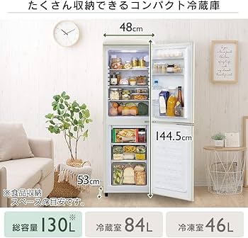 Amazon | アイリスオーヤマ 家電セット 一人暮らし 冷蔵庫 130L 洗濯機
