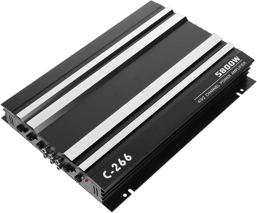 Amazon.co.jp: VORCOOL オーディオアンプ カーアンプ 5800 w C-266