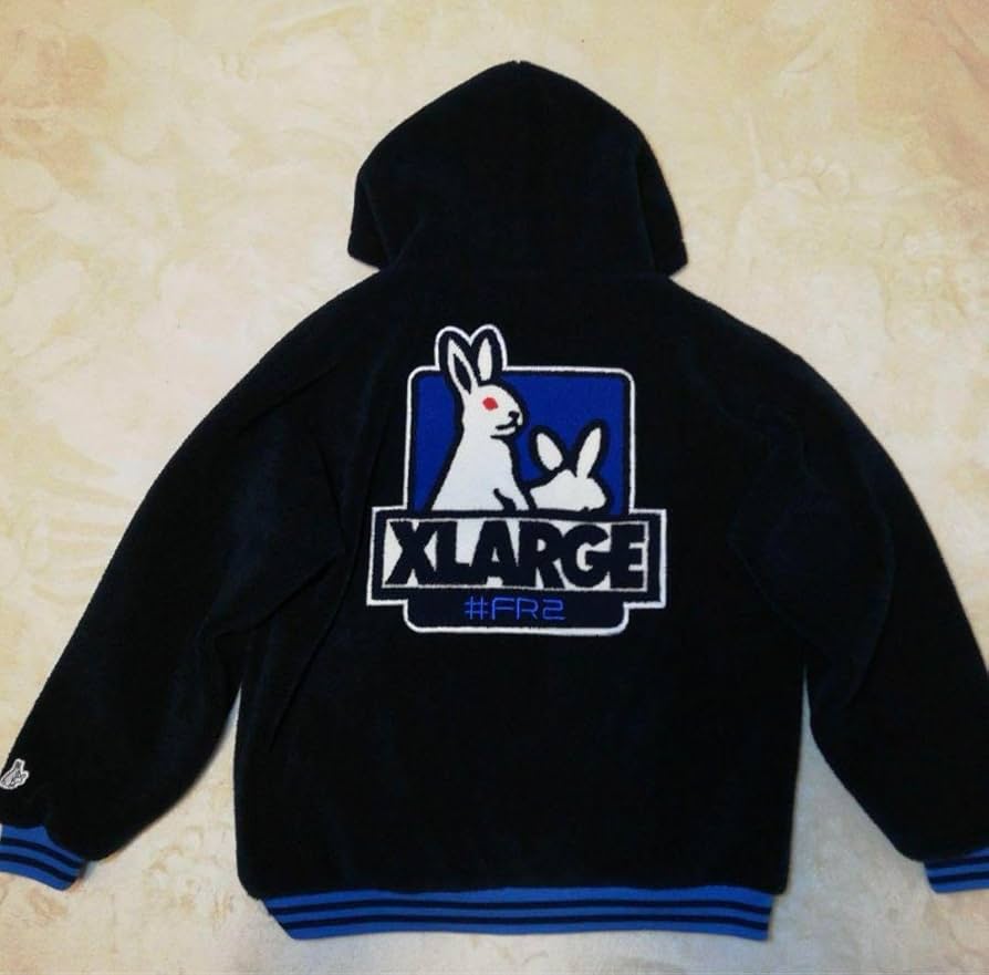 Amazon.co.jp: FR2 X-LARGE フリースジャケット ハーフジップ ボア