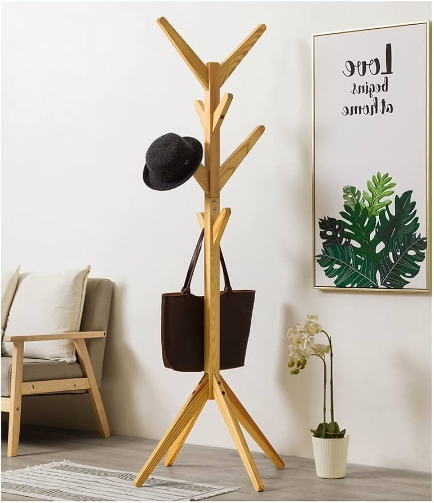 Amazon｜コートハンガー Coat Rack ハンガーラック 衣類収納 ポール